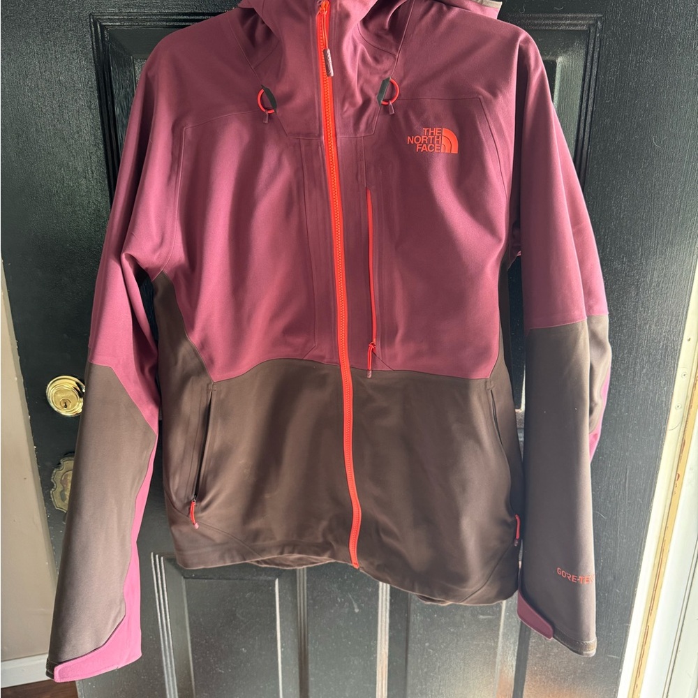 The North Face Purple and Brown Ski Jacket